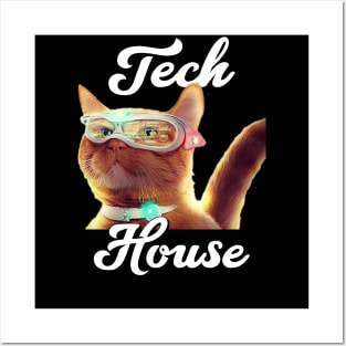 TECH HOUSE  - Future Cat Posters and Art